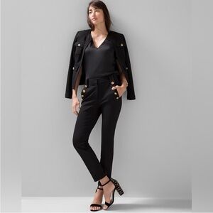 White House Black Market Black Ankle Pants